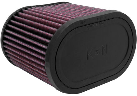 K&N universeel ovaal filter 70mm aansluiting, 159mm x 102mm, 127mm Hoogte (RU-1500) RU1500