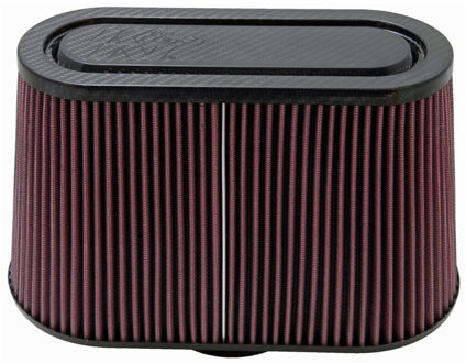 K&N universeel ovaal filter 98mm aansluiting, 151mm x 152mm Bodem, 252mm x 100mm Top, 178 mm (RP-510 RP5103