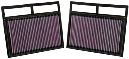 K&N vervangingsfilter passend voor Mercedes-Benz CL600 5.5L-V12 2003-2011 (2 per box) (33-2412) 332412