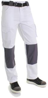 K_P Werkbroek Wit Wit/GrijsNL:54 BE:48