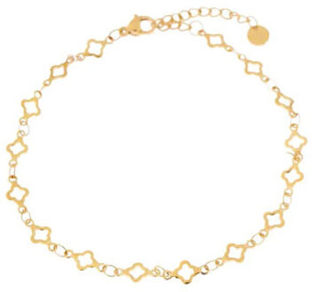 K.sa.313.1 clover row bracelet gold Geel - One size