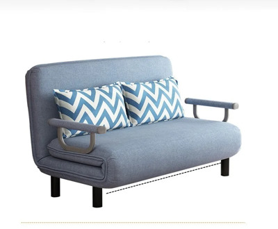 K-STAR Folding Sofa Bed Armchair Sleeper Leisure Recliner Fabric Breathable Lazy Sofas Single Living Room Lounge Chair Bed