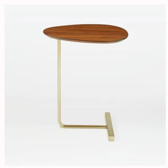 K-STAR Nordic Iron Art Oval Coffee Table Home Small Coffee Table Bedroom Corner Table Living Room Bedside Reading Table