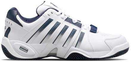K-Swiss Accomplish Iv Tennisschoenen Heren-Wit,Donkerblauw - 41.5