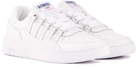 K-Swiss Cannoncourt Leather Sneakers - maat Wit