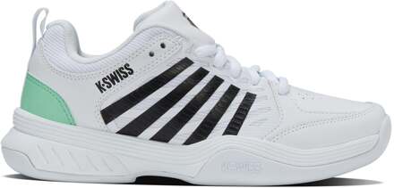 K-Swiss Court Express 2 Tennisschoenen Dames-Wit,Mint - 37,37.5,38,39,39.5,40,41,41.5,42,42.5,43