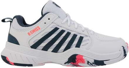 K-Swiss Court Express 2 Tennisschoenen Kinderen-Wit,Petrolblauw - 30,31,32,32.5,33,33.5,34,35