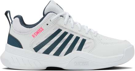 K-Swiss Court Express 2 Tennisschoenen Kinderen-Wit,Petrolblauw - 32.5,33,33.5,34,35