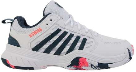 K-Swiss Court Express 2 Tennisschoenen Kinderen-Wit,Petrolblauw - 33