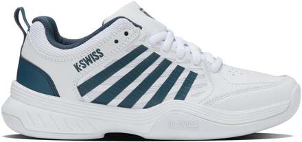 K-Swiss Court Express 2 Tennisschoenen Kinderen-Wit,Petrolblauw - 35.5,36,37,37.5,38,39