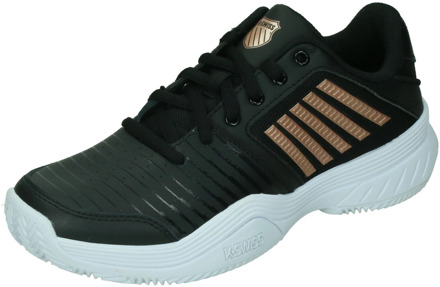 K-Swiss Court Express HB Tennisschoenen Dames zwart - wit - goud - 40