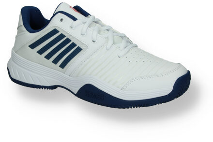 K-Swiss Court Express HB Tennisschoenen Heren wit - blauw - rood - 42 1/2