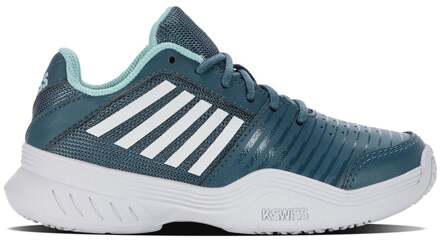 K-Swiss Court Express Omni Tennisschoenen Kinderen petrolblauw - 33