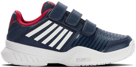 K-Swiss Court Express Strap Omni Tennisschoenen Kinderen-Donkerblauw,Wit - 28,28.5,29.5,32,33