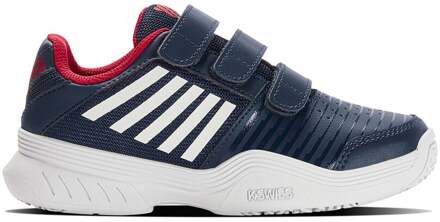 K-Swiss Court Express Strap Omni Tennisschoenen Kinderen-Donkerblauw,Wit - 30