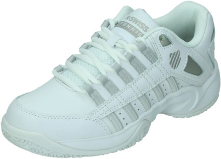 K-Swiss Court Prestir Tennisschoenen Dames wit - zilver - 41