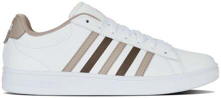 K-Swiss Court Tiebreak II Vrijtijdsschoen Heren-Wit,Bruin - 41.5