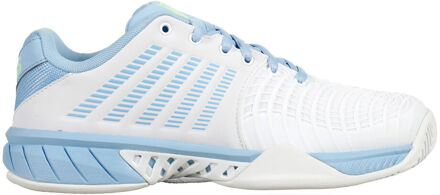 K-Swiss EXPRESS LIGHT 3 AC Allcourt schoen Dames-wit, lichtblauw - 37,37.5