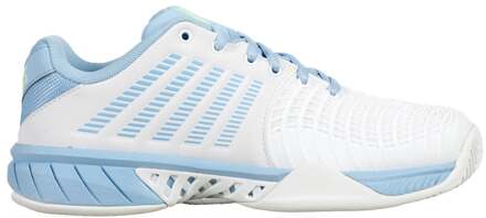 K-Swiss EXPRESS LIGHT 3 AC Allcourt schoen Dames-wit, lichtblauw - 37.5