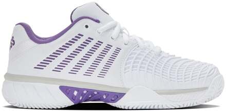 K-Swiss EXPRESS LIGHT 3 Clay Tennisschoenen Dames-wit, lavendel - 40