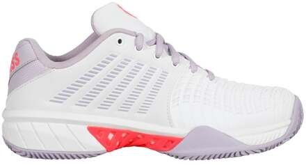 K-Swiss EXPRESS LIGHT 3 Clay Tennisschoenen Dames-wit, mauve - 37.5