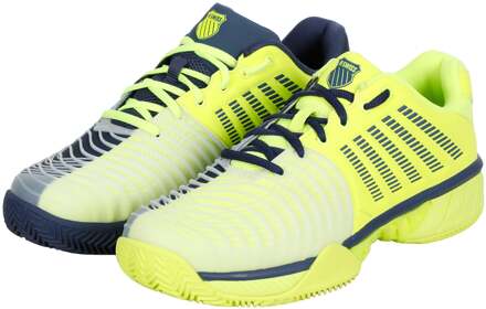 K-Swiss Express Light 3 CLY Tennisschoenen Heren-limoen, donkerblauw - 39.5,40,41,41.5,42,42.5,43,44,44.5,45,46,47,49