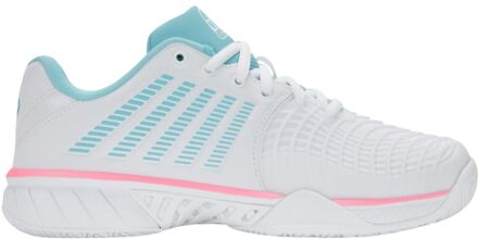 K-Swiss Express Light 3 Padel Padelschoenen Dames 37.5 Wit dessin