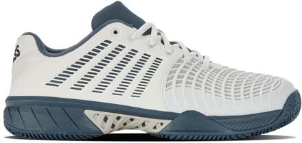 K-Swiss Express Light 3 Tennisschoenen Heren-Wit,Petrolblauw - 41,41.5,42,42.5,44.5