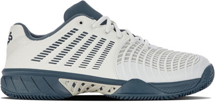 K-Swiss Express Light 3 Tennisschoenen Heren-Wit,Petrolblauw - 41,44.5