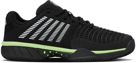 K-Swiss Express Light 3 Tennisschoenen Heren-Zwart,Neongroen - 42.5
