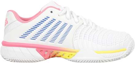 K-Swiss Express Light 3 x Quiet Please Tennisschoenen Dames wit - 37