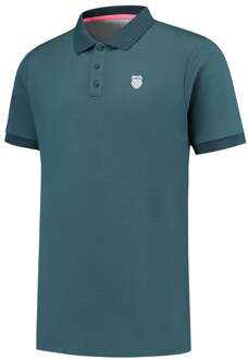 K-Swiss Hypercourt Basic Polo Heren-Petrolblauw - M