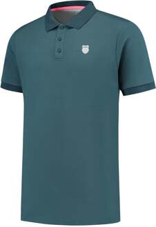K-Swiss Hypercourt Basic Polo Heren-Petrolblauw - S,M,L,XL,XXL