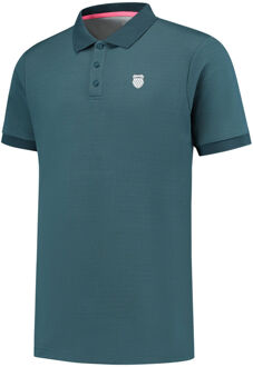 K-Swiss Hypercourt Basic Polo Heren-Petrolblauw - S