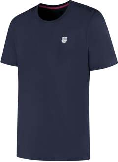 K-Swiss Hypercourt Basic T-shirt Heren donkerblauw - M
