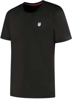 K-Swiss Hypercourt Basic  T-shirt Heren zwart - S,M,L,XL,XXL