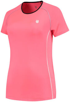 K-Swiss Hypercourt Crew T-shirt Dames-Pink roze - XL