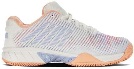 K-Swiss Hypercourt Express 2 CLAY Tennisschoenen Dames-Wit,Abrikoos - 37.5