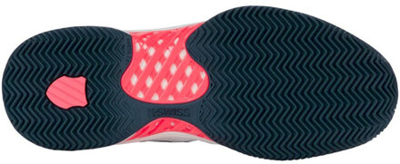 K-Swiss hypercourt express 2 clay tennisschoenen gravel heren wit-blauw - 44