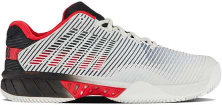 K-Swiss Hypercourt Express 2 HB Tennisschoenen Heren-Wit,Rood - 41,41.5,42,42.5,43,44,44.5,45,46,47,49