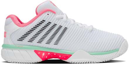 K-Swiss Hypercourt Express 2 Tennisschoenen Dames-Wit,Veelkleurig - 41.5