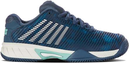 K-Swiss Hypercourt Express 2 Tennisschoenen Kinderen-Petrolblauw,Wit - 34,35,35.5,36,37,37.5,38,39