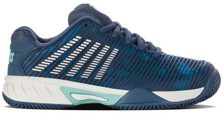 K-Swiss Hypercourt Express 2 Tennisschoenen Kinderen-Petrolblauw,Wit - 37