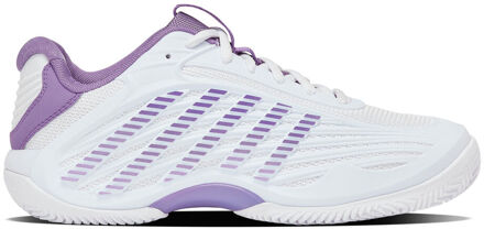 K-Swiss HYPERCOURT EXPRESS 3 Clay Tennisschoenen Dames-wit, lavendel - 37.5