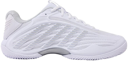 K-Swiss HYPERCOURT EXPRESS 3 Clay Tennisschoenen Dames-wit, lichtblauw - 37,37.5,38,39.5,40,41,41.5,42,43