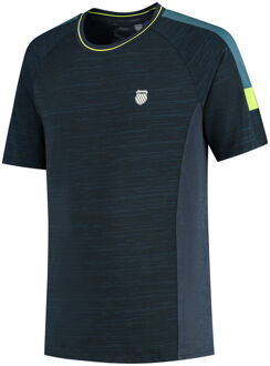K-Swiss Hypercourt Melange 2 T-shirt Heren donkerblauw - S,M,L,XL,XXL