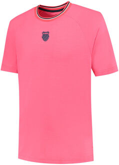 K-Swiss Hypercourt Melange T-shirt Heren-Pink - XXL