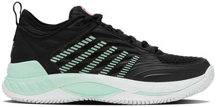 K-Swiss HYPERCOURT SUPREME 2 Clay Tennisschoenen Dames-zwart, mint - 37,37.5,38,39,39.5,40,41,41.5
