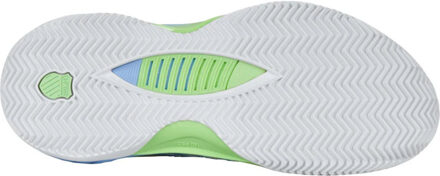 K-Swiss hypercourt supreme 2 clay tennisschoenen gravel dames wit-blauw - 41,5