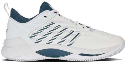 K-Swiss Hypercourt Supreme 2 Tennisschoenen Heren-Wit,Petrolblauw - 41,41.5,42,42.5,44.5,45,46